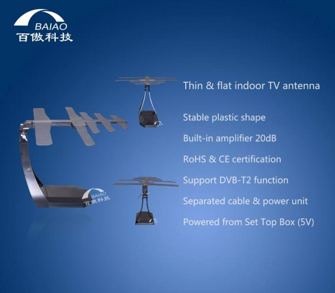 Yagi Outdoor 1080P ATSC / DVB-T / DVB-T2 ISDB-T เสาอากาศทีวีดิจิตอล 1