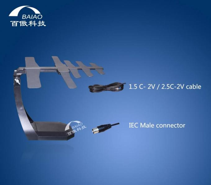Yagi Outdoor 1080P ATSC / DVB-T / DVB-T2 ISDB-T เสาอากาศทีวีดิจิตอล 2