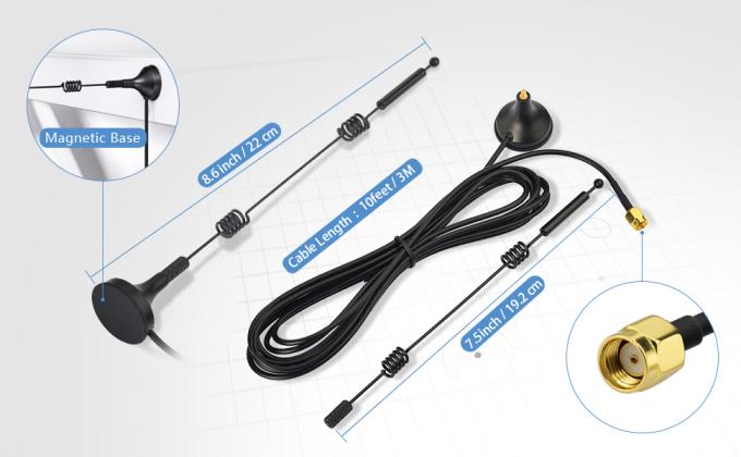 High Gain Gsm 2.4ghz Ts9 เสาอากาศโทรศัพท์มือถือ Hua Wei Branded 3g 4g Lte Antenna Wifi 3