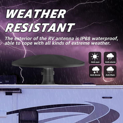 Prewire outdoor long range tape amplifier signal booster rv tv antenna สําหรับแคมป์ แอตติก ทรัค เรือแคมเปอร์