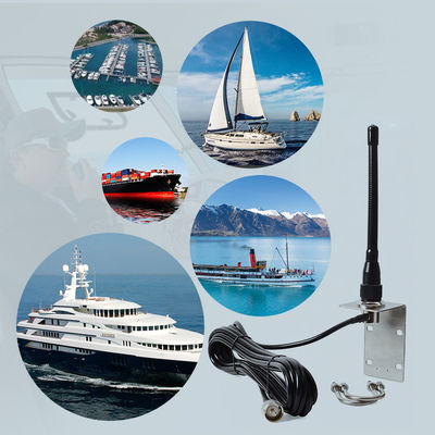 Stubby VHF Marine Antenna Aerial 156-163Mhz แอนเทนน์วอลคีทอลคีสําหรับเรือ ปอนโตน เรือเรือ เรือเรือเรือ เรือรังสี
