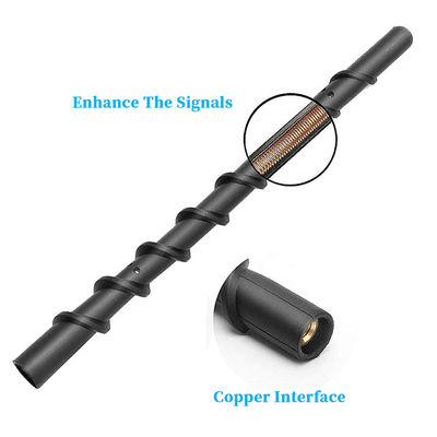 สําหรับ GM อุปกรณ์รับรองการล้าง Antenna Short Replacement Spiral Antenna ยางยืดหยุ่นตรงที่มีการรับวิทยุ FM/AM ที่ดีที่สุด