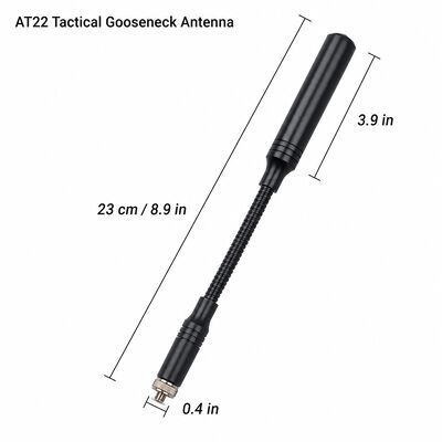 แอนเทนนาบูเมอเรงแบบแท็กติก แอนเทนนาวิทยุเบน 144/430MHz แบบพกพา พร้อมอินเตอร์เฟซ SMA