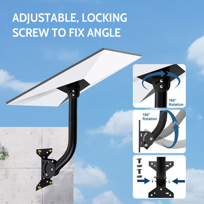 Gen 3 Starlink Mount ปรับกําแพง / หลังคาติดตั้ง Kit กันสนิม กันสภาพอากาศ Bracket สแตนเลส โป้ปรับรุ่น