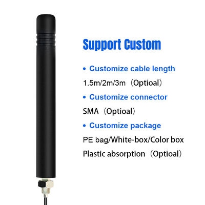 ดีไซน์ใหม่ Outdoor IP68 กันน้ํา Screw Mount Cabinet Antenna High Gain 5G 4G LTE GSM 3G Full Band Omni Cellular Antenna ยาง
