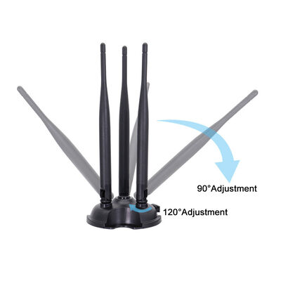 เสาอากาศ WiFi ดูอัลแบนด์ 2.4G 5.8G แบบรอบทิศทาง กำลังขยายสูง 8dBi สำหรับเราเตอร์ WiFi และการ์ดเครือข่ายไร้สาย