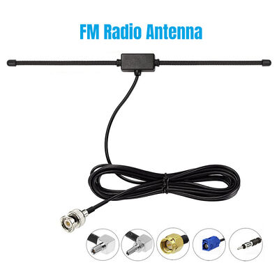 เสาอากาศวิทยุติดรถยนต์/RV แบบ Dipole ย่านความถี่กว้าง 20MHz ถึง 1300MHz ขั้วต่อ BNC Male สำหรับวิทยุสแกนเนอร์ Uniden Bearcat Whistler